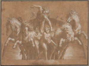 Apollo bestuurt de wagen van de zon