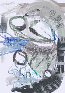 Abstracte koffiekopjes