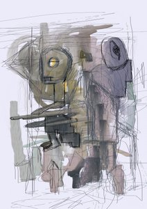 Raadselachtige abstracte robots