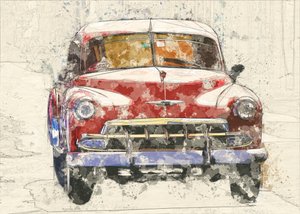 Rode oldtimer