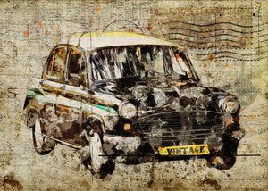 Vintage Indiase taxi