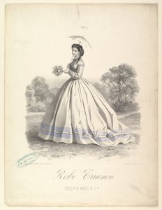 Robe Trianon, Dollfus Mieg & Cie, 1865 door Lemercier et Compagnie