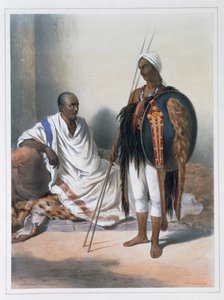Abessijnse priester en krijger, 1848