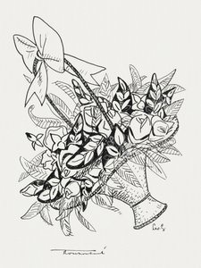 Mand met bloemen (ca. 1891–1941)