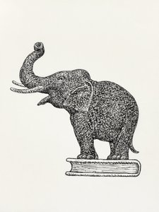 Olifant op een boek (1935–1936)