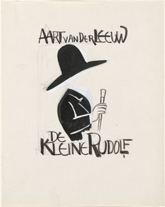 Ontwerp voor een boekband voor: Aart van der Leeuw, De kleine Rudolf, 1930 door Leo Gestel