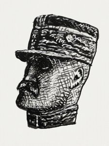 Portret van Ferdinand Foch (ca. 1891–1941) door Leo Gestel