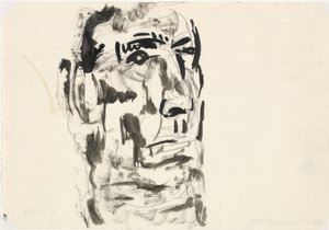 Portret van man door Leo Gestel