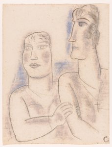 Twee vrouwen door Leo Gestel