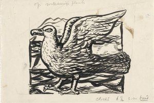 Zeemeeuw door Leo Gestel
