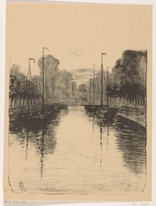 Singel te Utrecht door Leo Klein von Diepold