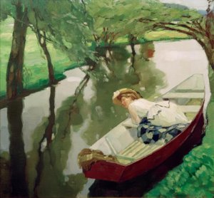 In de boot door Leo Putz