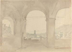Panorama van Tivoli vanaf een Loggia door Leo von Klenze