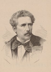 Portret van de componist Olivier Métra door Leon Alexandre Tourfaut