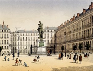 Piazza Cambronne in Nantes, Frankrijk