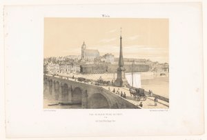 Zicht op Blois vanaf de brug