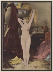 Het model door Leon Auguste Cesar Hodebert