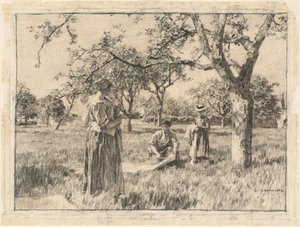 Lente door Leon Augustin Lhermitte