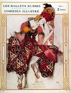 Kostuumontwerp voor Nijinsky in het ballet 