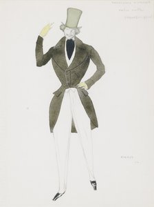 Kostuumontwerp voor het ballet Carnaval door R. Schumann