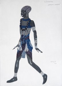 Kostuumontwerp voor het ballet Cleopatra