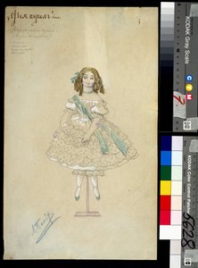 Kostuum voor het ballet 