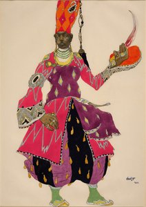 Eunuch Kostuum voor het ballet Sheherazade van Nicolas Rimski Korsakov