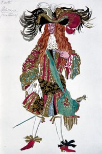 Galisson. Kostuumontwerp voor het ballet Doornroosje door P. Tsjaikovski, 1921