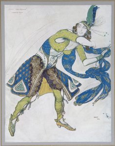 Indiase Dans La Marquise de Casati, 1912 door Leon Bakst
