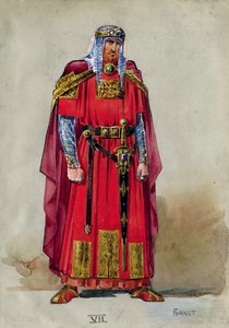 Middeleeuwse Prins. Kostuumontwerp door Leon Bakst