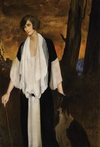 Portret van Rachel Strong, de toekomstige gravin Henri de Boisgelin door Leon Bakst