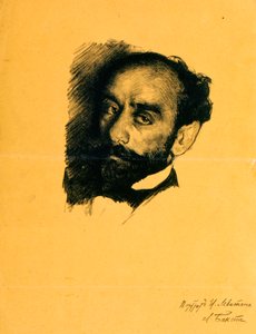 Portret van de kunstenaar Isaak Levitan, 1899