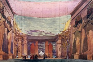 Decorontwerp voor een Ballets Russes-productie van Cleopatra, 1909