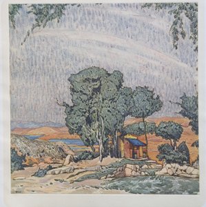 Decorontwerp voor het ballet Hélène de Sparte door E. Verhaeren en D. de Séverac, 1912