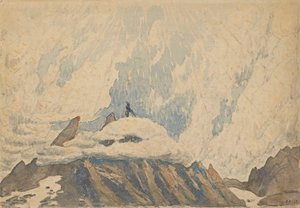 Toneelontwerp voor het ballet La damnation de Faust door Hector Berlioz, begin jaren 1920
