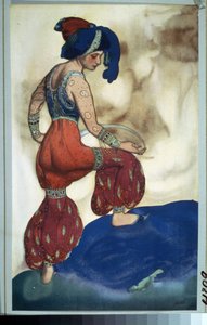 Sultane, kostuum voor het ballet "Sheherazade" van Nikolai Rimski Korsakov