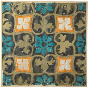 Textielontwerp, begin 20e eeuw door Leon Bakst