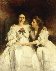 Moeder en Dochter, 1905 door Leon Bonnant