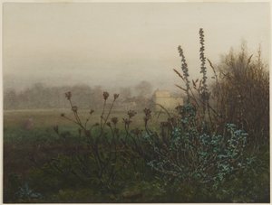 Landelijk landschap door Léon Bonvin