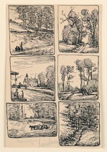 Zes landschapstudies, New Milford