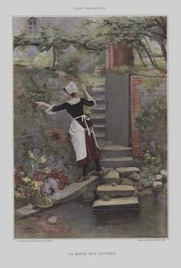 De brievenbus door Leon Delachaux