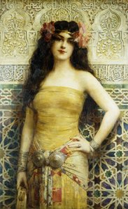 De Favoriet door Leon Francois Comerre