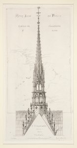Notre Dame de Paris: Spits in hout en lood