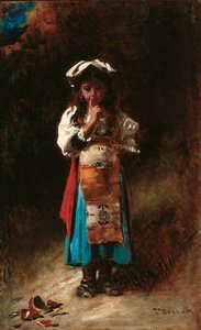 De gebroken kruik door Leon Joseph Florentin Bonnat