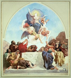 Studie voor De Hemelvaart van de Maagd