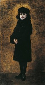 Portret van Maurice Ravel op 2-jarige leeftijd door Leon Louis Tanzi