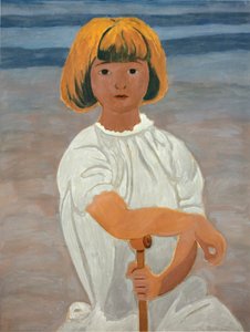 Meisje op het strand door Leon Spilliaert