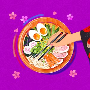 Ramen Bliss, 2025 (digitaal)
