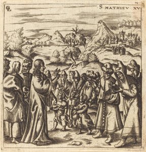 Christus Berispt de Schriftgeleerden en Farizeeën