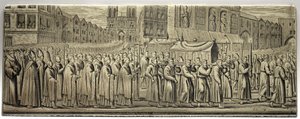 Processie van de Jacht van Sainte Genevieve